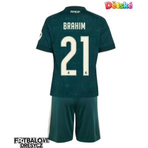 Real Madrid Brahim Diaz #21 Dětské Venkovní dres komplet 2026-27 Krátký Rukáv (+ trenýrky)
